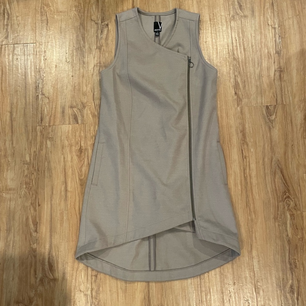 Valette high low Gray Sleeveless vest